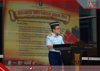 APEL PAGI, KEPALA BALITBANGKUMHAM DORONG PEMBANGUNAN WBK