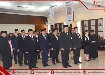 BALITBANGKUMHAM LANTIK PEJABAT ADMINISTRATUR DAN PENGAWAS