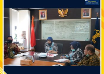 Diskusi Daring New Normal di Balitbangkumham