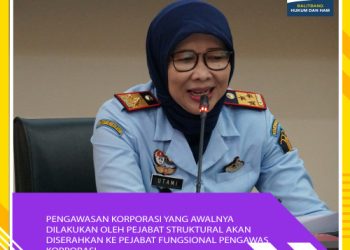 Pengawasan Korporasi yang Awalnya dilakukan Pejabat Struktural kini akan diserahkan ke Jabatan Fungsional Pengawas Korporasi