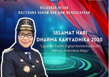 Selamat Hari Dharma Karyadhika ke-75 Kementerian Hukum dan HAM Tahun 2020