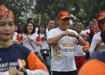 BALITBANG HUKUM DAN HAM RAMAIKAN FUNWALK HDKD 2018