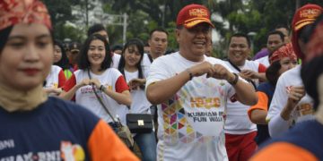 BALITBANG HUKUM DAN HAM RAMAIKAN FUNWALK HDKD 2018