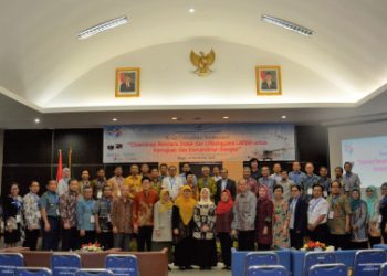 PEJABAT BALITBANGKUMHAM KUNJUNGI FORUM KOMUNIKASI KELITBANGANGAN