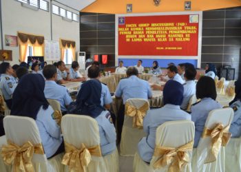 FGD dalam rangka Mensosialisasikan Tugas Fungsi Badan Penelitian dan Pengembangan Hukum dan HAM di Lapas Wanita Klas IIA Malang