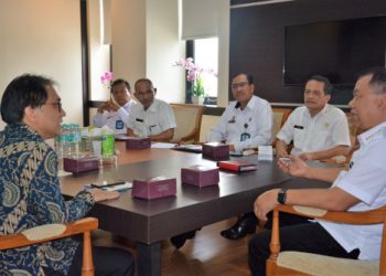 AUDIENSI BALITBANG HUKUM DAN HAM DENGAN UNIVERSITAS TERBUKA