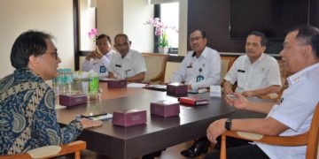 AUDIENSI BALITBANG HUKUM DAN HAM DENGAN UNIVERSITAS TERBUKA