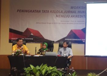 Workshop Peningkatan Tata Kelola Jurnal Hukum Menuju Akreditasi