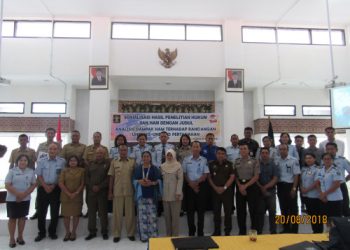 SOSIALISASI HASIL PENELITIAN HUKUM DAN HAK ASASI MANUSIA OLEH KANWIL KEMENKUMHAM NTT