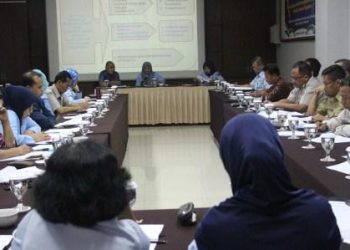 Peserta antusias dalam  mengikuti Sosialisasi hasil penelitian Badan Penelitian dan Pengembangan Hukum dan HAM.