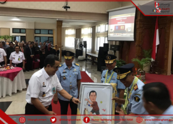 BALITBANGKUMHAM HADIRI SERTIJAB KAKANWIL JATENG