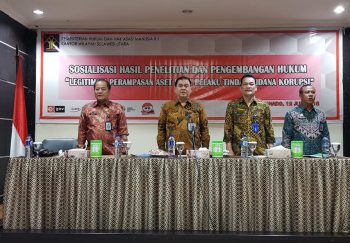 BALITBANG HUKUM DAN HAM DORONG DPR JADIKAN RUU PERAMPASAN ASET PRIORITAS PROLEGNAS