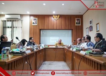 Kepala Balitbangkumham menghadiri Focus Group Disccusion FGD riset publik penyusunan indeks pemahaman dan pengamalan Pancasila