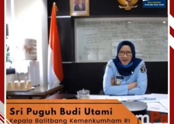 Kepala Balitbangkumham menjadi pembicara dalam webbinar ICJR bertajuk bom waktu pemasyarakatan