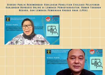 Diskusi Publik Rekomendasi Kebijakan Penelitian Evaluasi Pelayanan Kunjungan Berbasis Online di Lembaga Pemasyarakatan, Rumah Tahanan Negara, dan Lembaga Pembinaan Khusus Anak