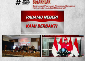 Balitbang Hukum dan HAM Memberikan Santunan Sosial Kepada Keluarga Pegawai Balitbang Hukum dan HAM Yang Meninggal Terkena Pandemi Covid 19