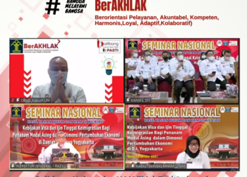 Seminar Nasional Hasil Kajian Hukum dan HAM di Wilayah  Tentang Kebijakan Visa dan Ijin Tinggal Keimigrasian Bagi Penanam Modal Asing