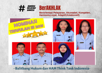 Pelaksanaan Survei Integritas Organisasi dan Pemilihan Pegawai Teladan Balitbangkumham