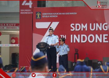 Kepala Balitbangkumham Mengajak Seluruh Pimpinan dan Pegawai Kemenkumham Untuk Menjaga Komitmen