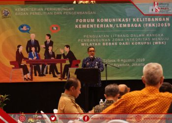 Kepala Balitbangkumham Menghadiri Forum Komunikasi Kelitbangan Kementerian/Lembaga FKK