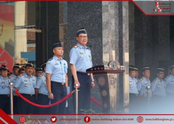 Apel Pagi Bersama PLT Menteri