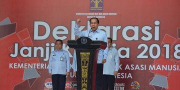 Apel Pagi di Lingkungan Kementerian Hukum dan HAM