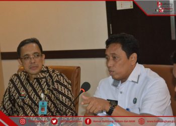 Kepala Balitbang Hukum dan HAM menjadi Narasumber pada kegiatan Harmonisasi Penyusunan Rancangan Peraturan Badan