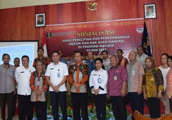 Sosialisasi Hasil Penelitian dan Pengembangan Hukum dan HAM di Propinsi Maluku