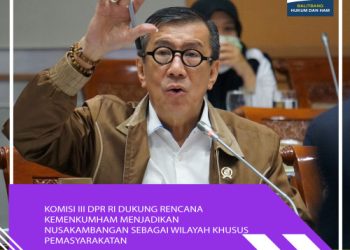 Komisi III DPR RI mendukung rencana Kemenkumham menjadikan Nusakambangan sebagai wilayah khusus narapidana kasus narkotika.