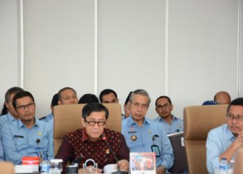ENTRY MEETING ATAS PEMERIKSAAN LAPORAN KEUANGAN KEMENTERIAN HUKUM DAN HAM 2017