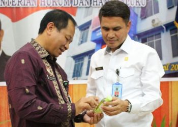 Minyak Kayu Putih CARLEA, Cara Baru Kakanwil Maluku Beri Kenang-kenangan