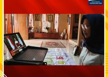 Seluruh Pegawai Balitbangkumham Mengikuti Kegiatan Upacara Nasional Peringatan Hari Lahir Pancasila Melalui Televisi dan LIve Streaming Youtube