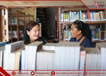 Balitbangkumham Lengkapi Koleksi Perpus Nias
