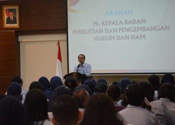 SOSIALISASI PEMBANGUNAN ZONA INTEGRITAS MENUJU WBK DILINGKUNGAN BALITBANG HUKUM DAN HAM  KEMENTERIAN HUKUM DAN HAM