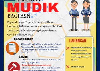 ASN Dilarang Mudik Tahun Ini