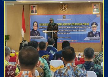 Kepala Badan Balitbang Hukum dan HAM Melakukan Sosialisasi Peningkatan Kualitas Layanan Publik di Kanwil Kalimantan Selatan