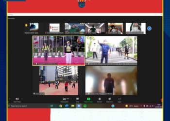 Senam Virtual Bersama Keluarga Besar Kementerian Hukum dan HAM serta Penyuluhan dan Konsultasi Kesehatan oleh Tim Dokter Balitbangkumham