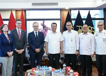 Menkum RI Terima Kunjungan Kehormatan Dubes Swiss, Perkuat Kerja Sama Hukum dan Investasi