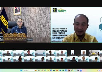 BSK Hukum Tekankan Kebijakan Berbasis Bukti dalam Pelatihan Substansi Hukum
