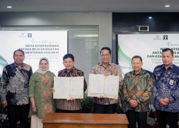 Kemenkum dan BPJS Kesehatan Teken Nota Kesepahaman untuk Dukung Perluasan Program JKN