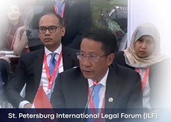 St. Petersburg International Legal Forum (ILF): Menteri Hukum Republik Indonesia Sampaikan Inisiatif dan Inovasi Hukum di bawah Kepemimpinan Presiden Prabowo