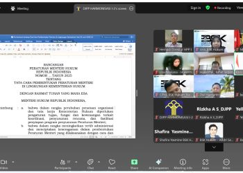 BSK Hukum Hadiri Rapat Pleno Harmonisasi Rancangan Peraturan Menteri Hukum