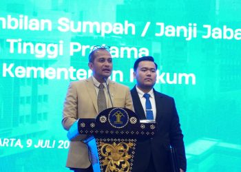 Wamenkum Lantik Pimti Pratama, Tegaskan: Pemimpin Itu Mengayomi, Bukan Dilayani