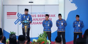 Kepala BSK Hukum Sampaikan Perkembangan Tiga Indeks Strategis dan Survei BerAkhlak dalam Apel Pagi