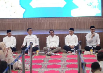 Pererat Silaturahmi di Bulan Suci Ramadhan:Menkum Buka Puasa Bersama Pegawai BSK Hukum, DJPP dan ITJEN
