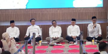 Pererat Silaturahmi di Bulan Suci Ramadhan:Menkum Buka Puasa Bersama Pegawai BSK Hukum, DJPP dan ITJEN