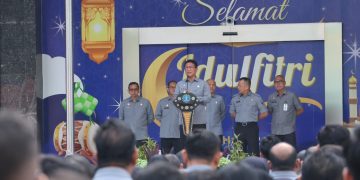 Apel Pagi Pasca Libur Nasional: Sekjen Kemenkum Tegaskan Kembali Fokus dan Siap Sambut Triwulan II 2026