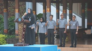 Apel Pagi BPSDM Hukum dan BSK Hukum, Wakil Direktur Akademik Poltekpin Dorong Pegawai Adaptif Hadapi Perubahan