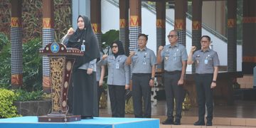 Apel Pagi BPSDM Hukum dan BSK Hukum, Wakil Direktur Akademik Poltekpin Dorong Pegawai Adaptif Hadapi Perubahan