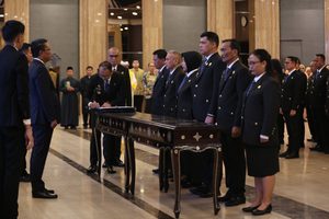 Pelantikan Pejabat Manajerial dan Non Manajerial Kementerian Hukum; Menteri Hukum: Ibarat Sepak Bola, Kemenangan Adalah Kerja Bersama